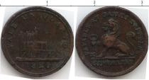 Продать Монеты Гибралтар 1 кватрино 1820 Медь