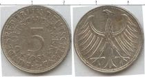 Продать Монеты Германия 5 марок 1951 Серебро