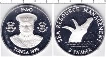 Продать Монеты Тонга 2 паанга 1979 Серебро
