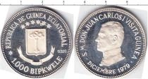 Продать Монеты Экваториальная Гвинея 1000 франков 1979 Серебро
