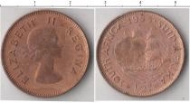 Продать Монеты Южная Африка 1/2 пенни 1955 Медь