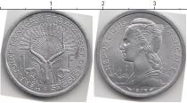 Продать Монеты Территория афаров и исса 1 франк 1975 Алюминий