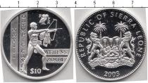 Продать Монеты Сьерра-Леоне 10 леоне 2003 Серебро