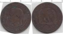 Продать Монеты Франция 10 сентим 1855 Медь