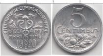 Продать Монеты Франция 5 сантим 1920 Алюминий
