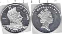 Продать Монеты Токелау 5 тала 1998 Серебро