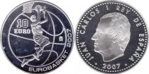 Продать Подарочные монеты Испания Евробаскетбол 2007 2007 Серебро
