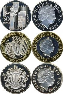 Продать Подарочные монеты Великобритания Женский социум и Политическое содружество 2003 Серебро