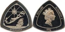 Продать Подарочные монеты Бермудские острова Бермудский треугольник 1996 Серебро