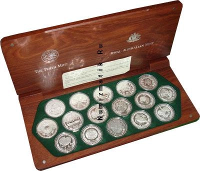 Продать Подарочные монеты Австралия Олимпийские игры в Сиднее 2000 2000 Серебро