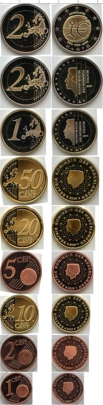 Продать Подарочные монеты Нидерланды Евронабор 2009 2009 