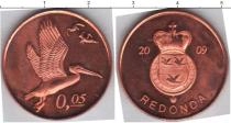 Продать Монеты Редонда 5 центов 2009 Медь