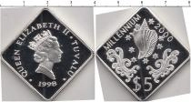 Продать Монеты Тувалу 5 долларов 1998 Серебро