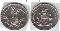 Продать Монеты Барбадос 5 центов 2005 Медно-никель