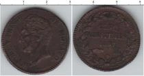 Продать Монеты Монако 5 сантим 1837 Медь