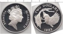 Продать Монеты Бермудские острова 2 доллара 1992 Серебро