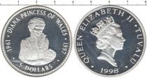 Продать Монеты Тувалу 5 долларов 1998 Серебро