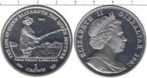 Продать Монеты Гибралтар 1 крона 2002 Серебро