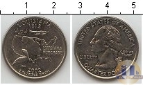 Продать Монеты США 25 центов 2002 Серебро