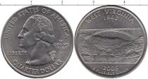 Продать Монеты США 25 центов 2005 Медно-никель