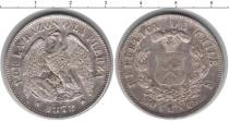 Продать Монеты Чили 50 сентим 1872 Серебро