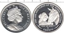 Продать Монеты Остров Мэн 1 крона 2002 Серебро