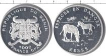 Продать Монеты Бенин 1000 песет 2001 Серебро
