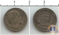 Продать Монеты Дания 5 сентим 1859 Серебро