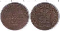 Продать Монеты Шварцбург-Рудольфштадт 3 пфеннига 1846 Медь
