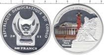 Продать Монеты Конго 240 франков 2011 Серебро