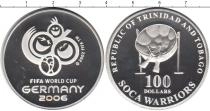 Продать Монеты Тринидад и Тобаго 100 долларов 2002 Серебро