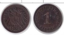 Продать Монеты Веймарская республика 1 пфенниг 1908 Медь