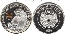 Продать Монеты Тонга 2 панга 1997 Серебро