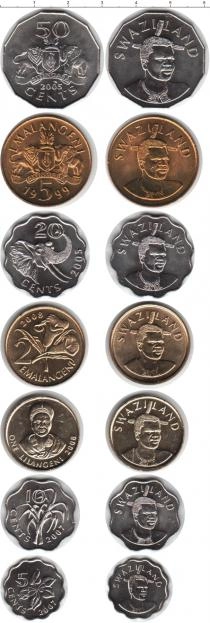 Продать Наборы монет Свазиленд Свазиленд 1999-2010 0 Медно-никель