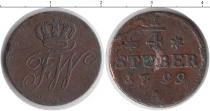 Продать Монеты Юлих-Берг 1/4 стюбера 1799 Медь