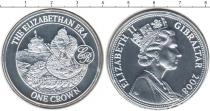 Продать Монеты Гибралтар 1 крона 2008 Серебро