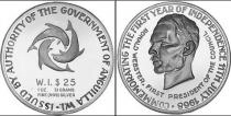 Продать Монеты Ангилья 25 долларов 1968 Серебро