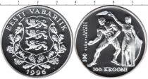Продать Монеты Эстония 100 крон 1996 Серебро