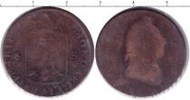 Продать Монеты Нидерланды 6 стиверов 1680 Медь