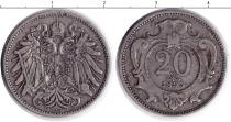 Продать Монеты Австрия 20 хеллеров 1895 Медно-никель