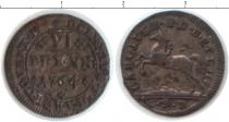 Продать Монеты Ганновер 6 пфеннигов 1764 Серебро