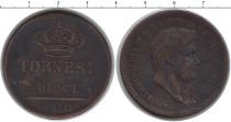 Продать Монеты Тоскана 10 торнеси 1840 Медь
