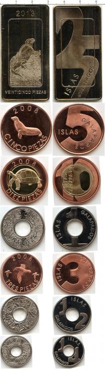 Продать Наборы монет Галапагосские острова Галапагосские острова 2008 2008 