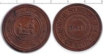 Продать Монеты Цейлон 1/2 пенни 1843 Медь