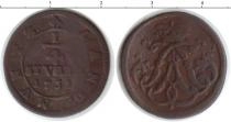 Продать Монеты Виед 1/4 стюбера 1751 Медь