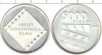 Продать Монеты Словения 5000 толаров 2005 Серебро