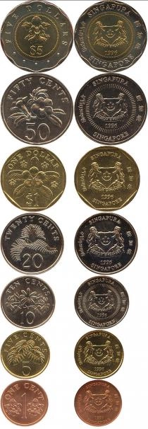 Продать Подарочные монеты Сингапур Выпуск монет 1996 года 1996 