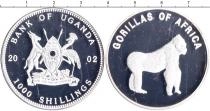 Продать Монеты Уганда 1000 шиллингов 2002 