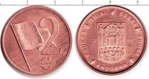 Продать Монеты Андорра 2 евроцента 2003 