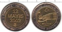 Продать Монеты Турция 1000000 лир 2002 Биметалл